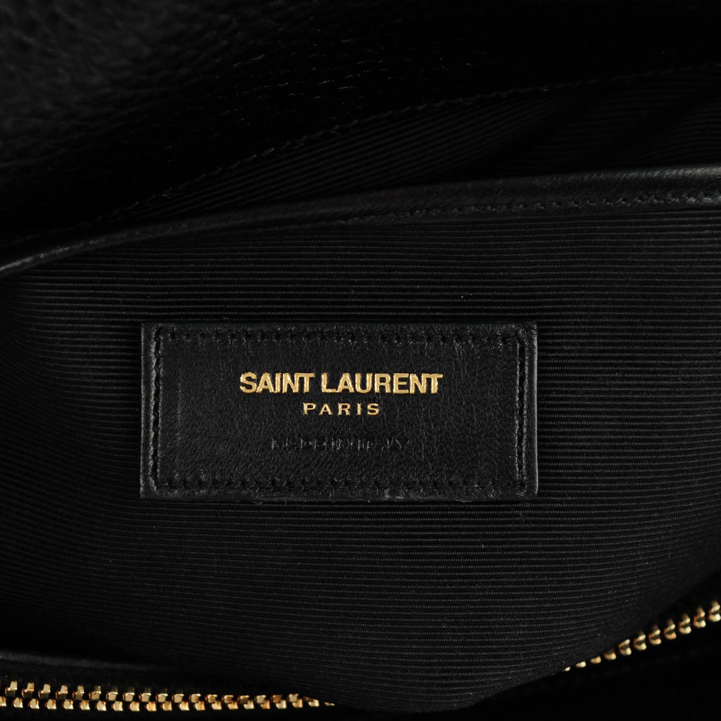 Grained Calfskin Medium Moujik Top Handle Bag Black
