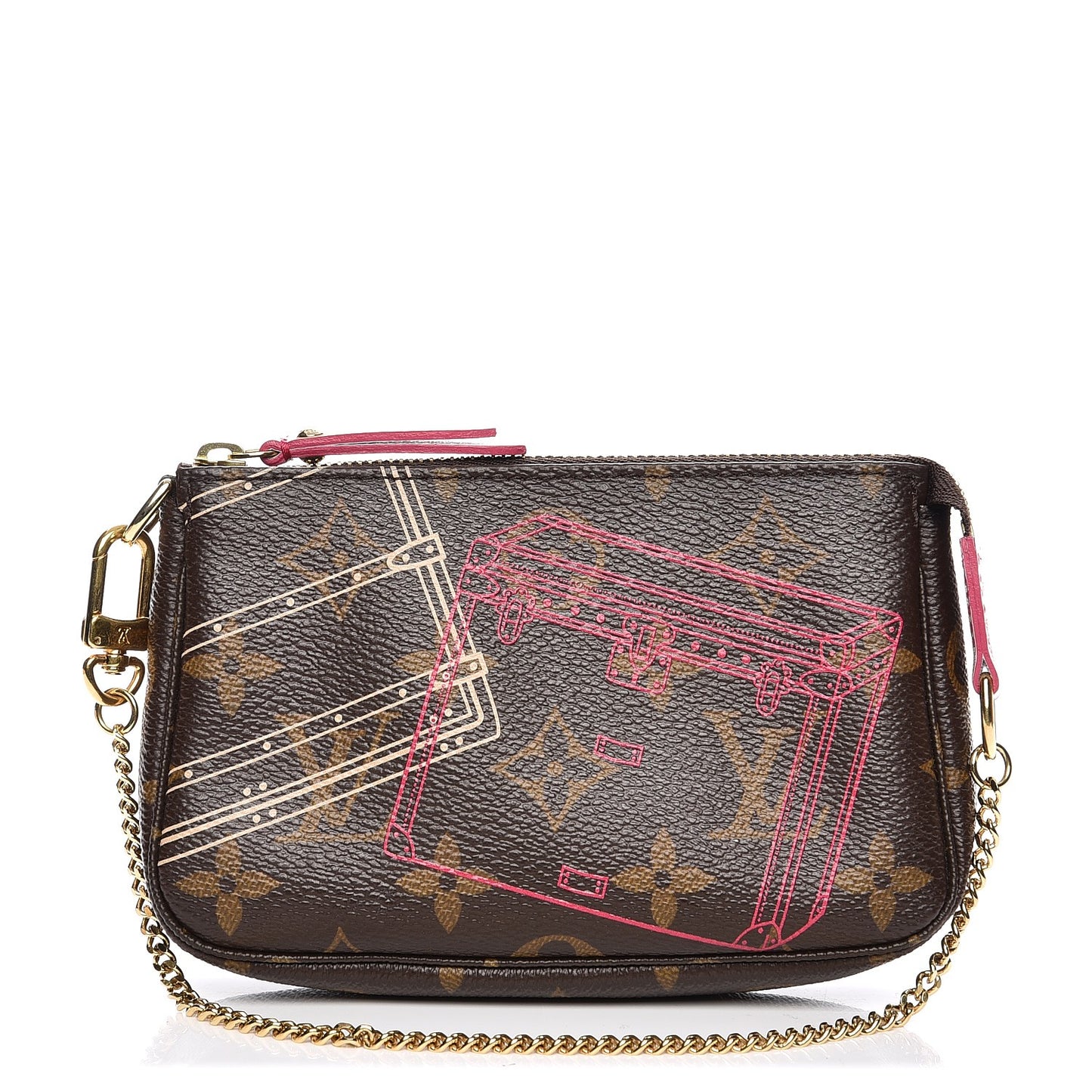 Monogram 2014 Christmas Animation Mini Pochette Accessories