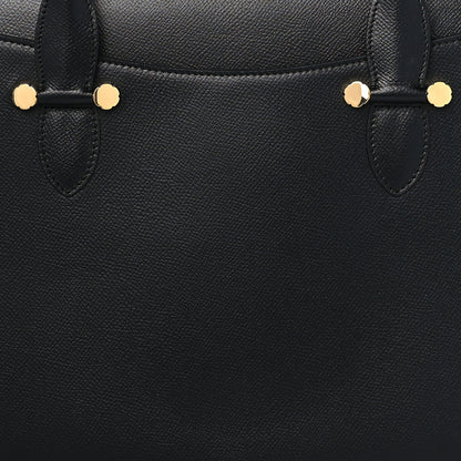 Salvatore Ferragamo Hammered Calfskin Today Satchel Black 8 of 10
