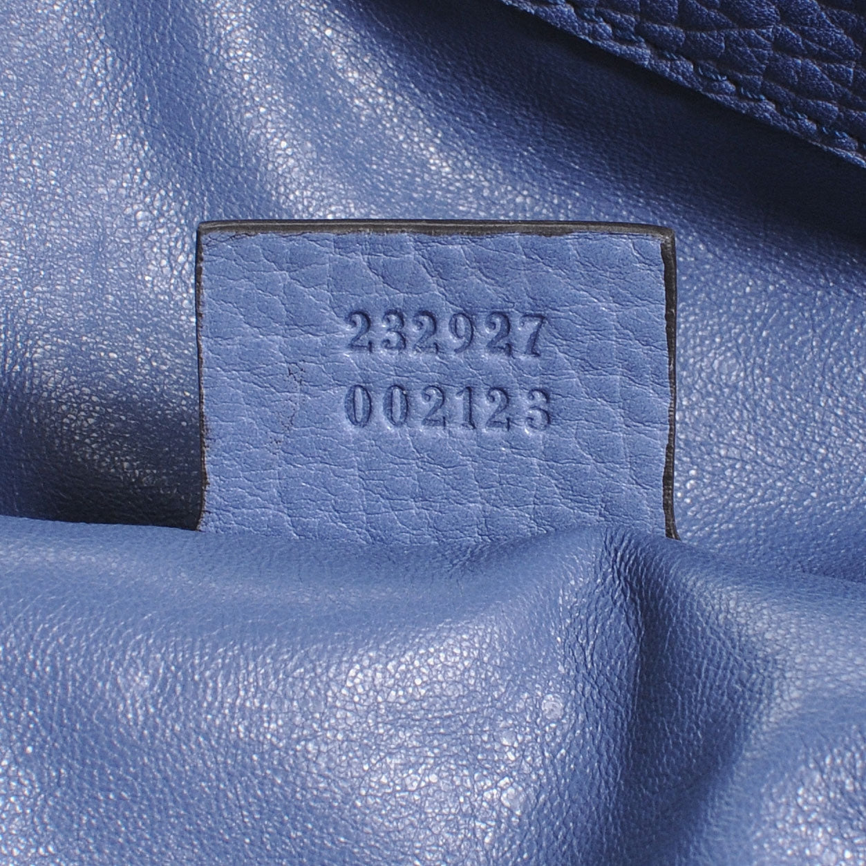 Gucci Python Bamboo Bar Large Tote Blue 8 of 8