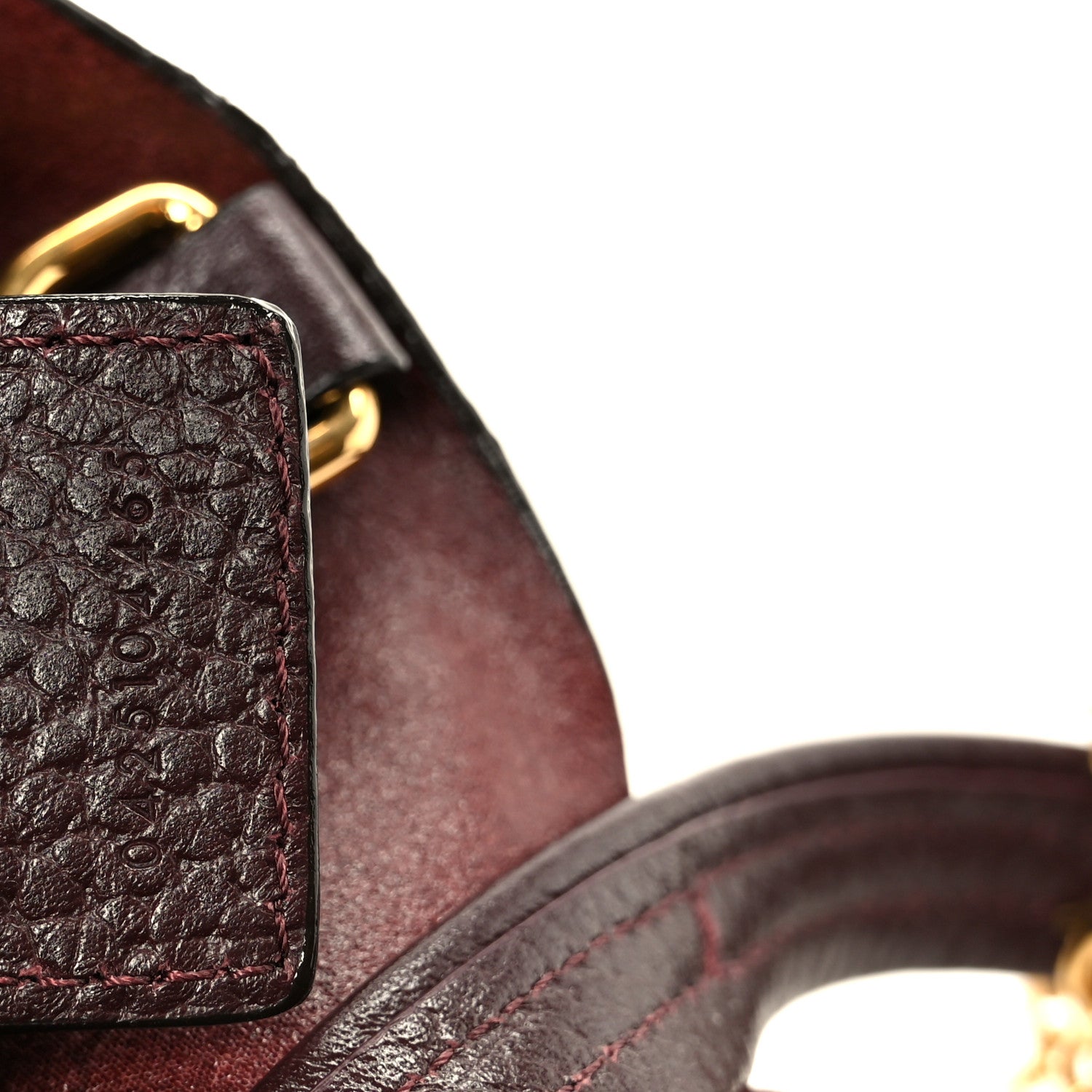 Chloe Suede Small Spin Tote Deep Violine 7 of 11