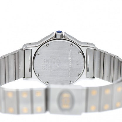 Cartier Stainless Steel 18K Yellow Gold 29mm Santos Octagon Quartz Watch 4 of 4
