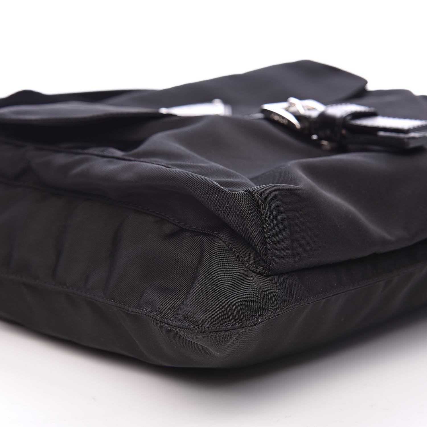 Prada Nylon Vela Messenger Black 7 of 10