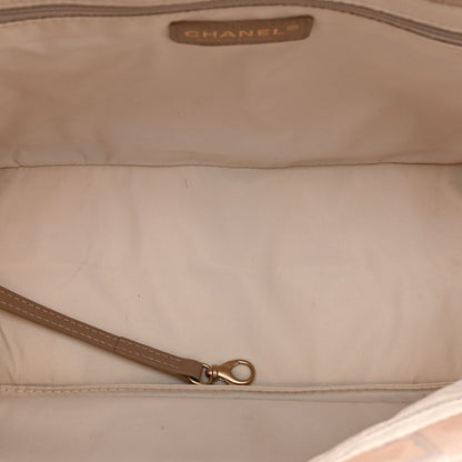 Chanel Nylon Small Travel Tote Beige 5 of 10