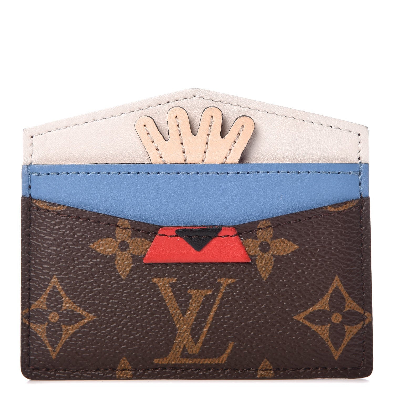 Louis Vuitton Monogram Tribal Mask Card Holder 1 of 7
