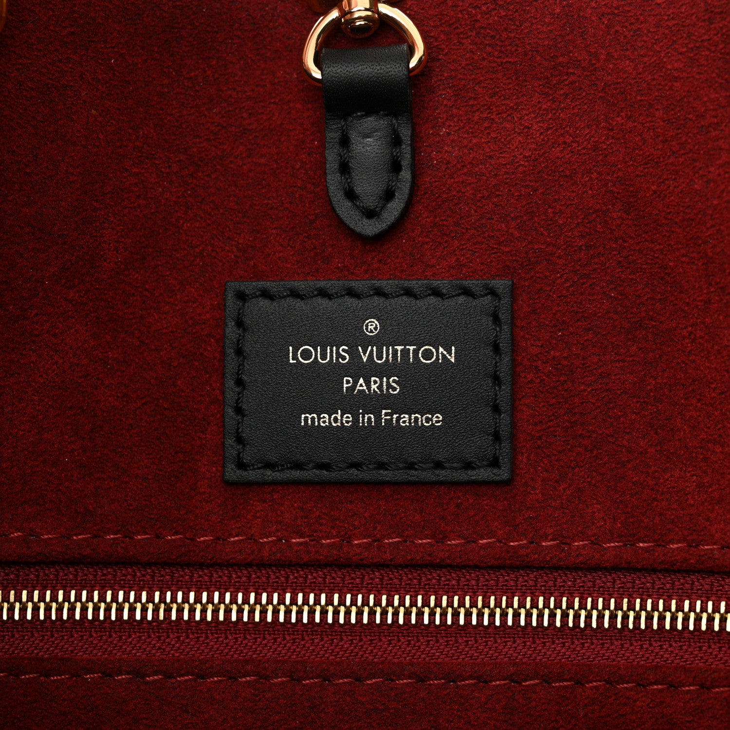 Louis Vuitton Empreinte Monogram Giant Onthego MM Black Beige 6 of 9