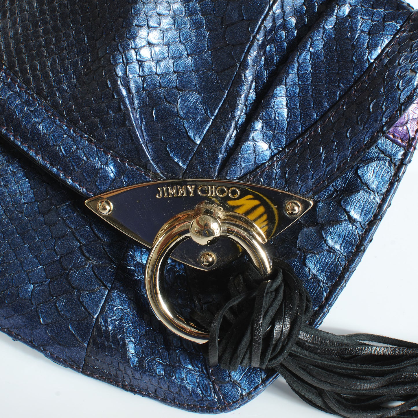 Metallic Fish Carissa Clutch