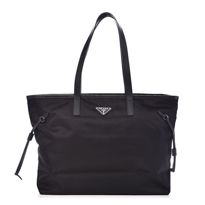 Prada Tessuto Nylon Saffiano Tote Black 1 of 11