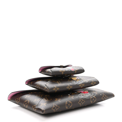 Louis Vuitton Monogram 2023 Christmas Animation Kirigami Pochette Set 4 of 10