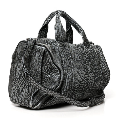 Alexander Wang Pebbled Lambskin Rocco Silver Hardware 2 of 8