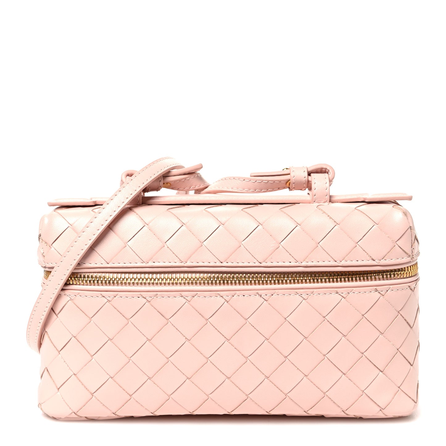 Calfskin Intrecciato Bang Bang Vanity Case Cameo