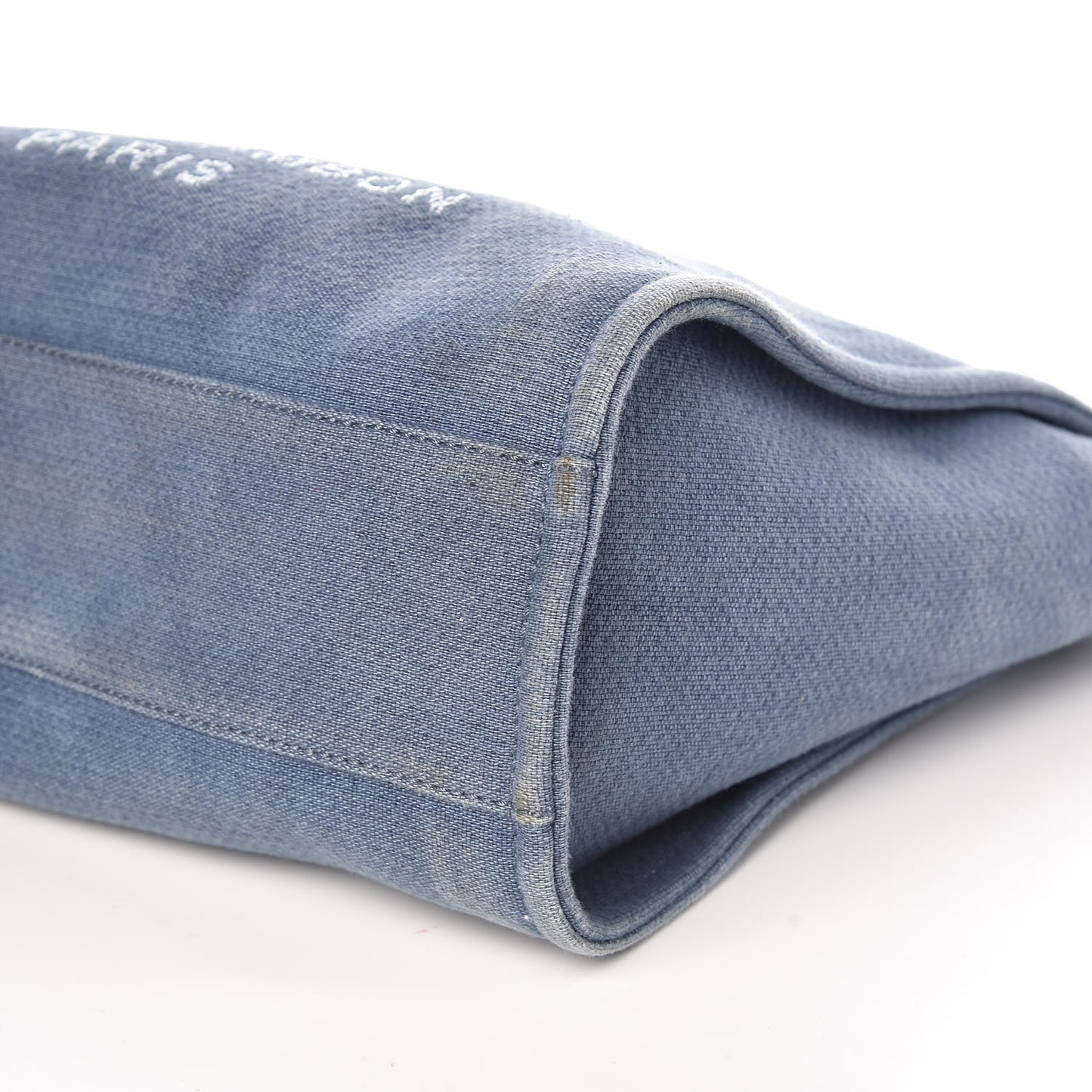 Canvas Small Deauville Tote Denim Blue