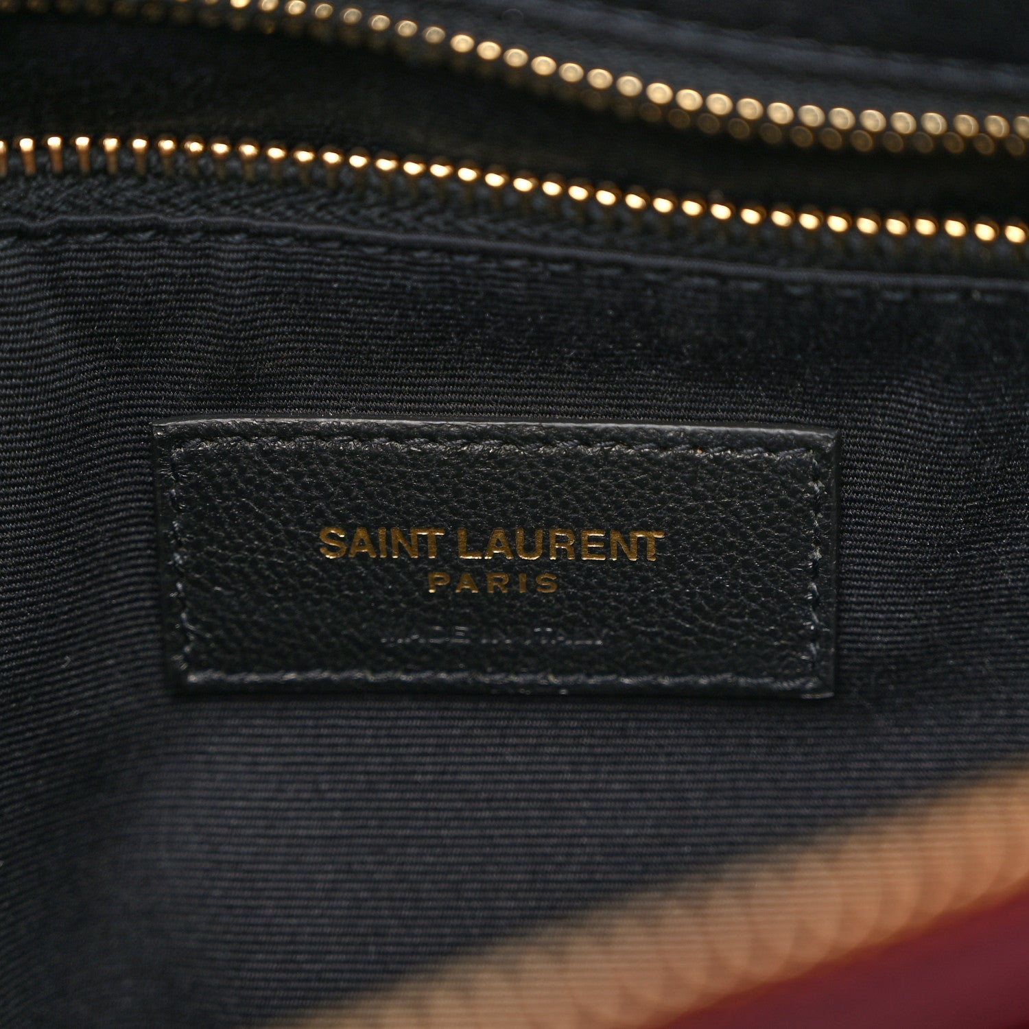 Saint Laurent Calfskin Y Quilted Monogram Large Loulou Chain Satchel Palissandre 6 of 11