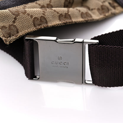 Gucci GG Monogram Double Pocket Belt Bag Dark Brown 15 of 15