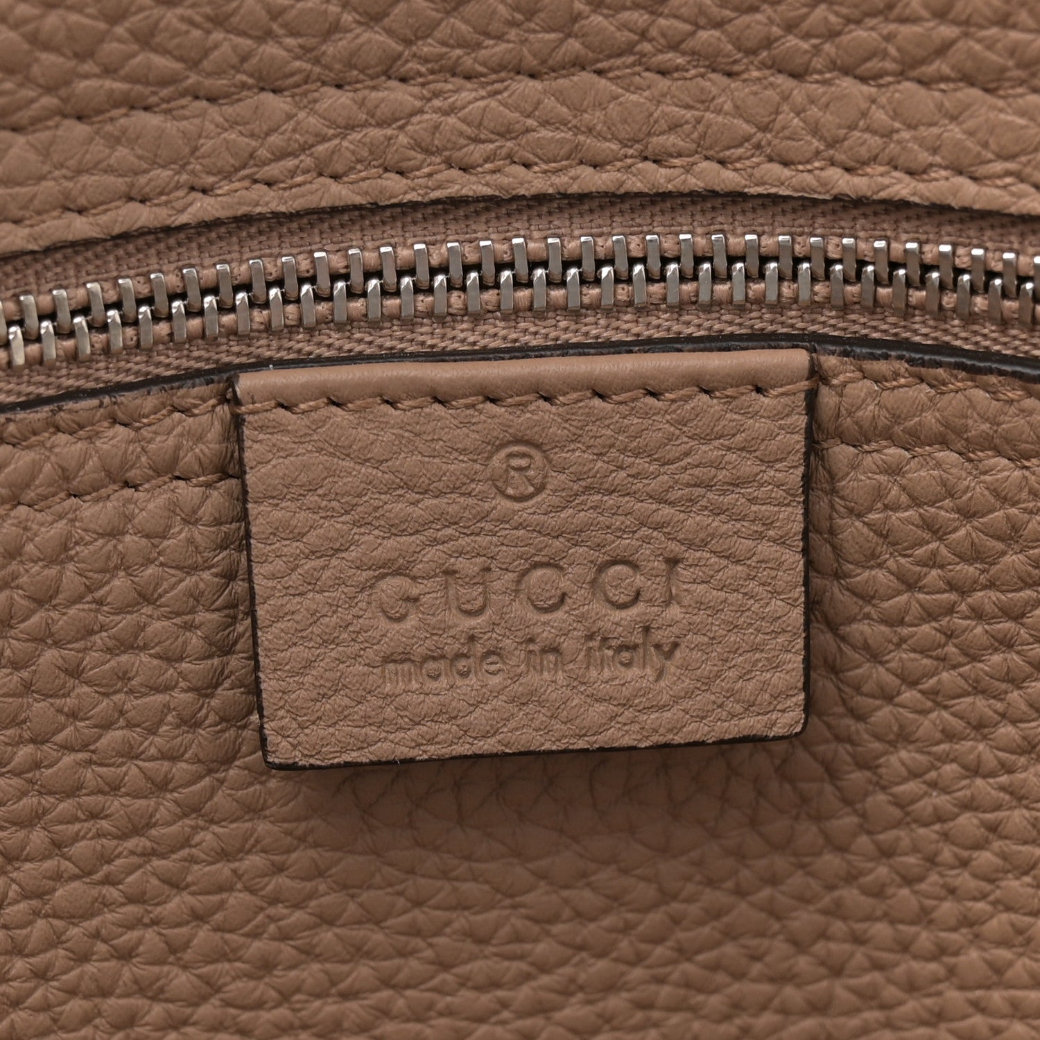 Gucci Soft Calfskin Medium Jackie Top Handle Bag Classic Camel 6 of 12