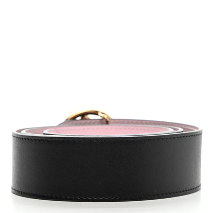 Fendi Vitello Liberty F is Fendi Bi-Color Reversible Belt 90 36 Black Peonia 2 of 6