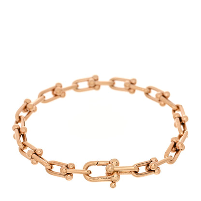 Tiffany 18K Rose Gold Small HardWear Link Bracelet 2 of 4