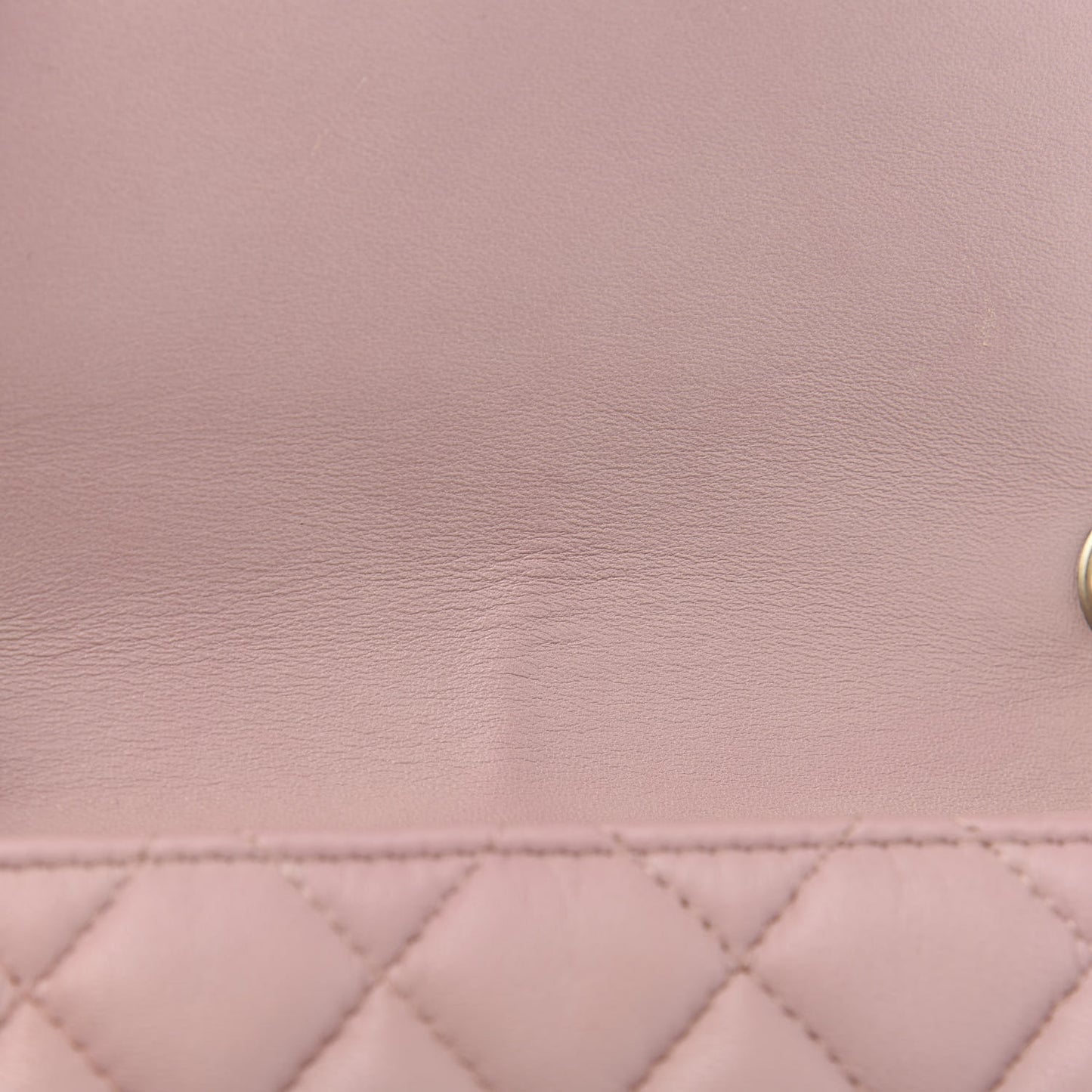 Lambskin Quilted Mini Square Flap Pink