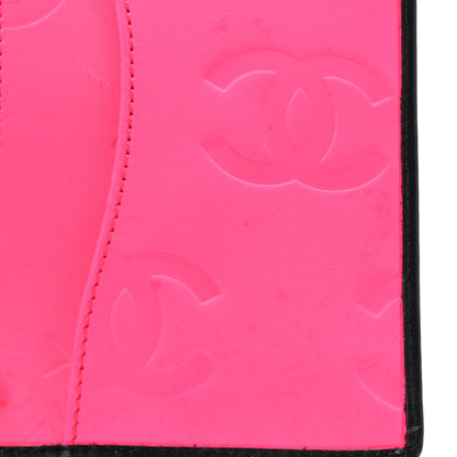 Chanel Calfskin Quilted Small Cambon Agenda Planner Black White 9 of 10