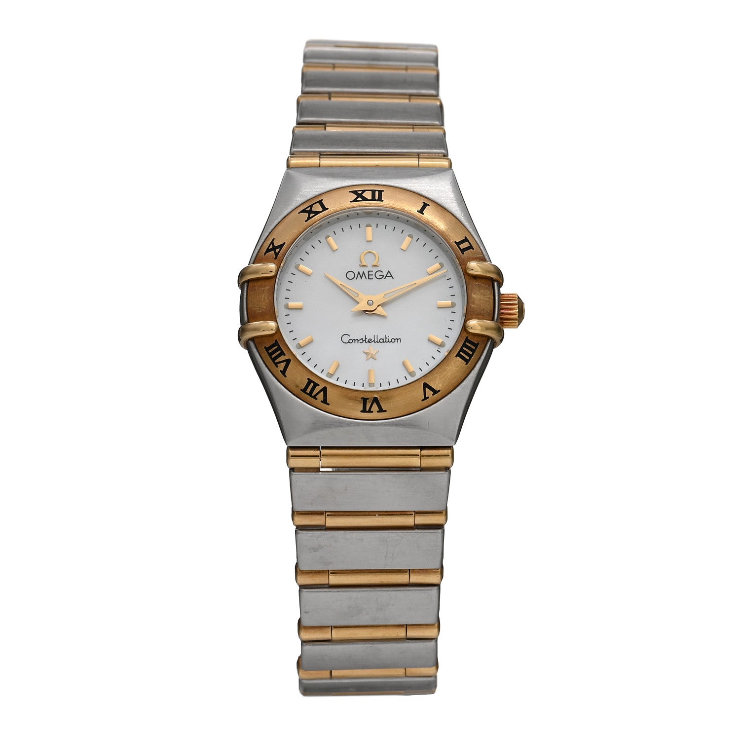 Omega Stainless Steel 18K Yellow Gold Mother of Pearl 22mm Constellation Quartz Watch 5066509 1 of 4