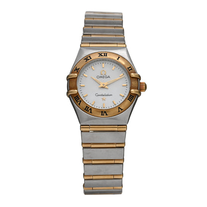 Omega Stainless Steel 18K Yellow Gold Mother of Pearl 22mm Constellation Quartz Watch 5066509 1 of 4
