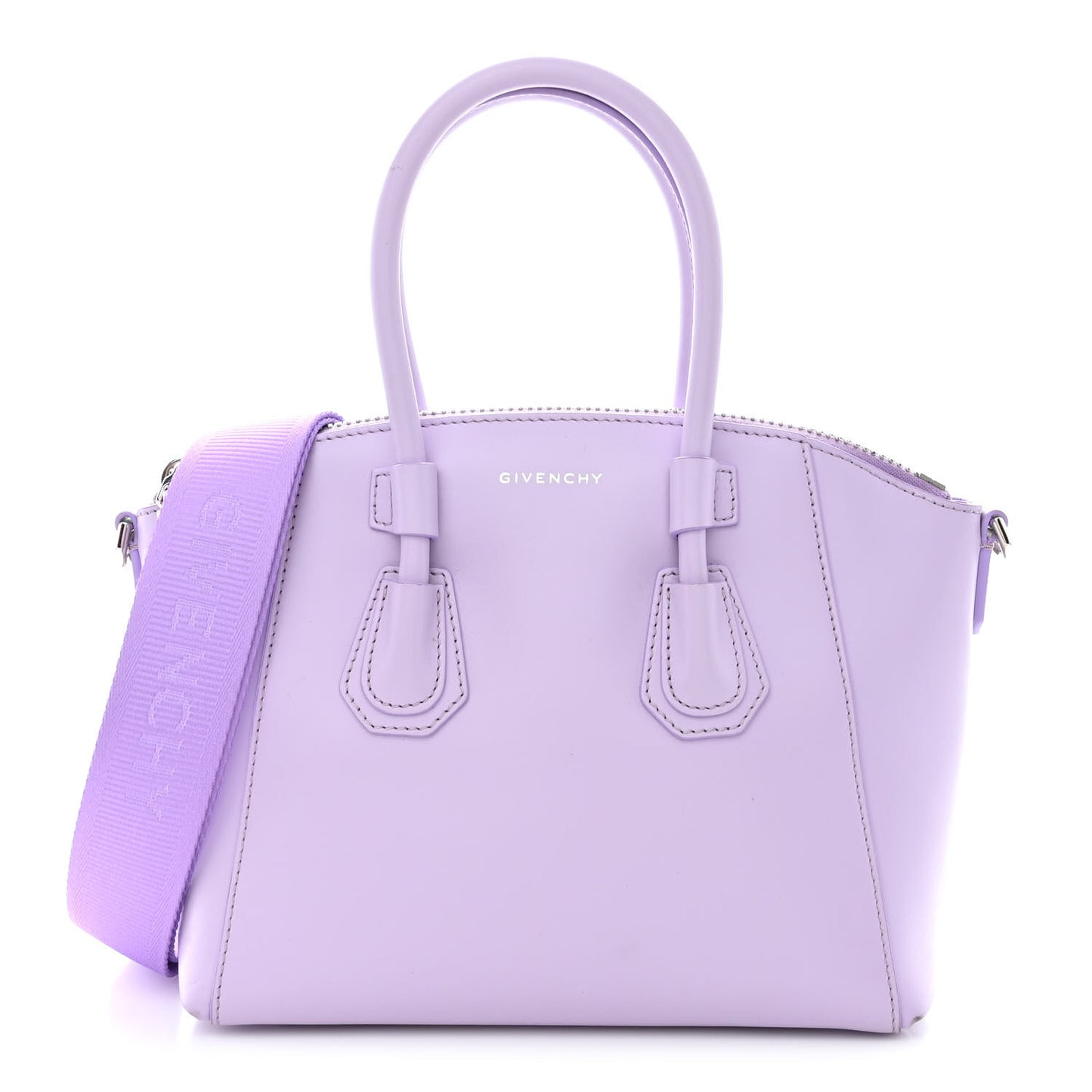 Box Calfskin Mini Sport Antigona Top Handle Bag Mauve