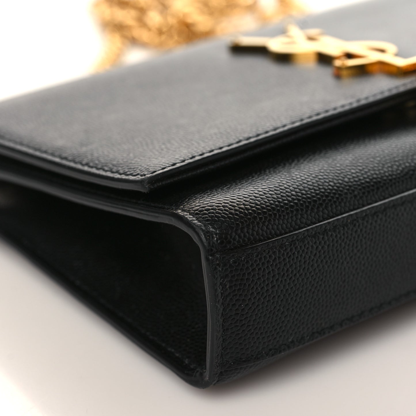 Grain De Poudre Small Classic Monogram Kate Tassel Satchel Black