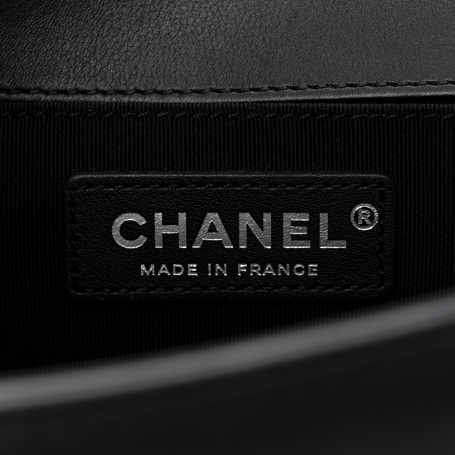 Chanel Lambskin Quilted Medium Boy Flap Black 6 of 10