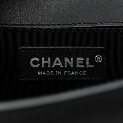 Chanel Lambskin Quilted Medium Boy Flap Black 6 of 10