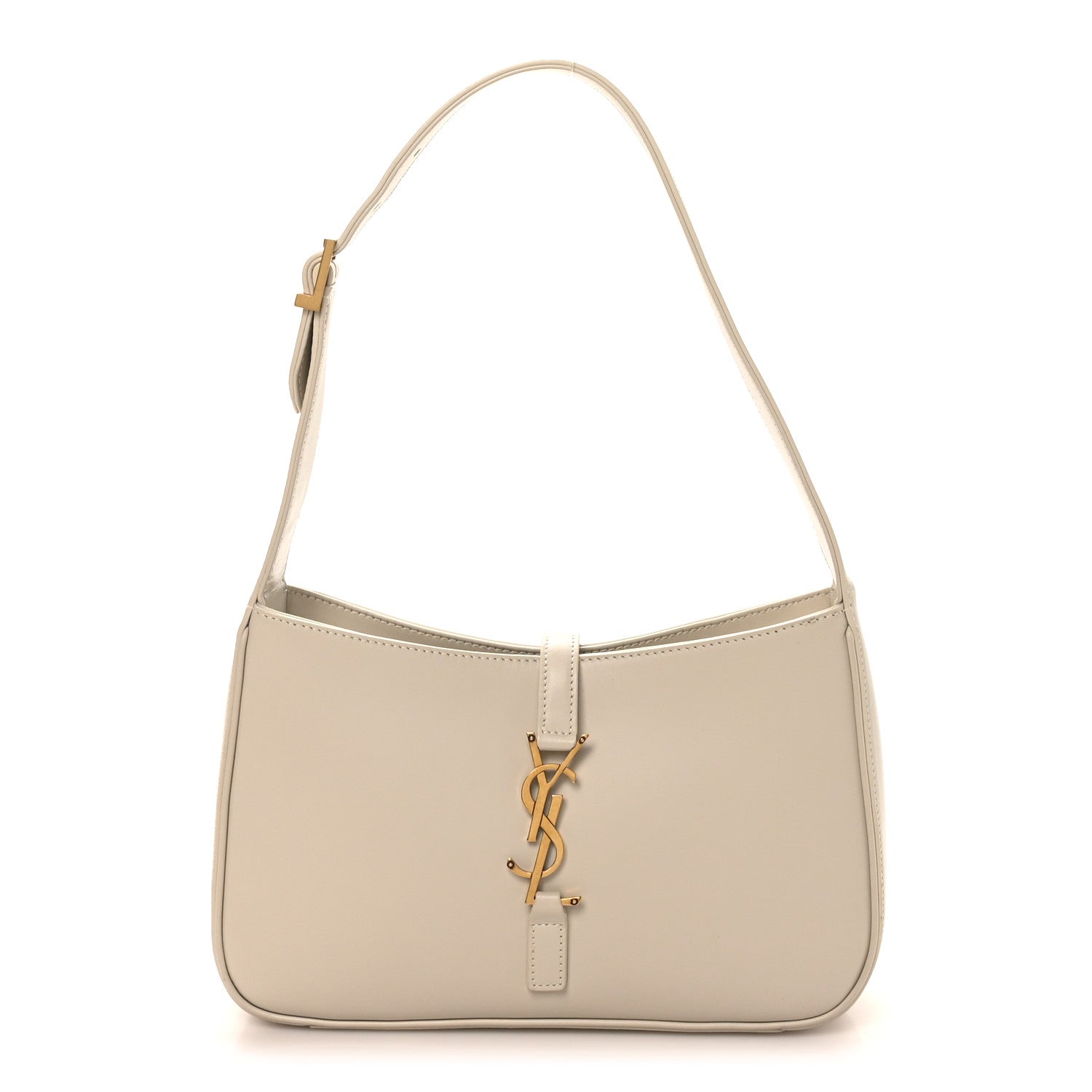 Saint Laurent Smooth Calfskin Le 5 A 7 Hobo Crema Soft 1 of 10