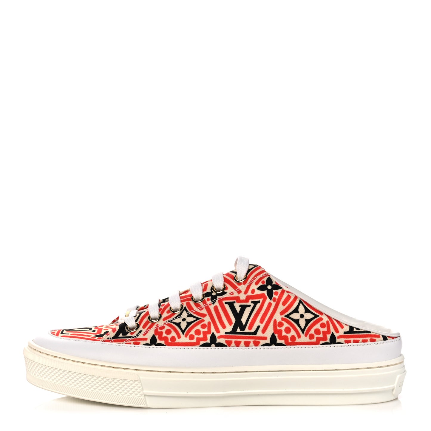 Nylon Monogram Crafty Open Back Sneaker 36