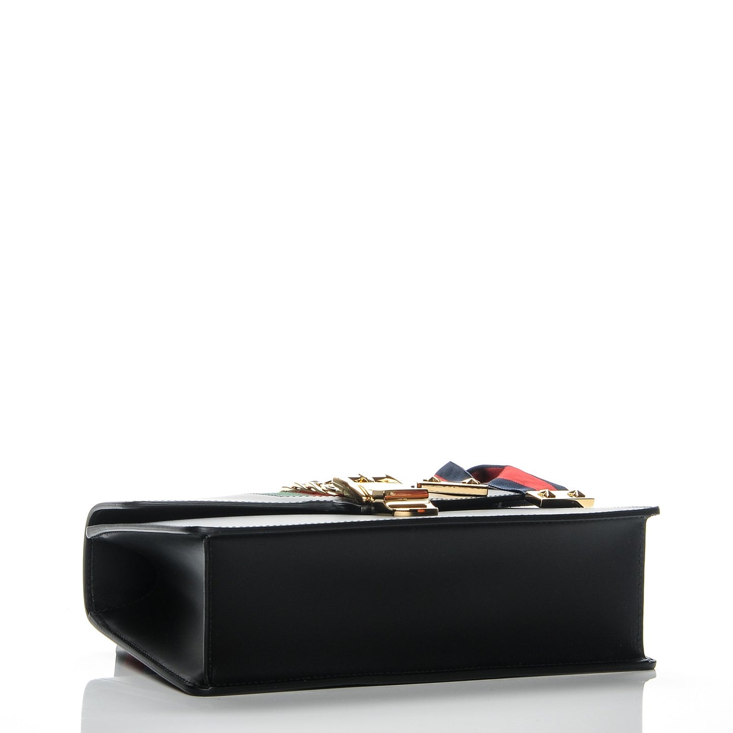 Calfskin Small Sylvie Shoulder Bag Black