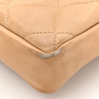 Chanel Lambskin Quilted Flap Waist Belt Bag 65 26 Beige 19 of 19