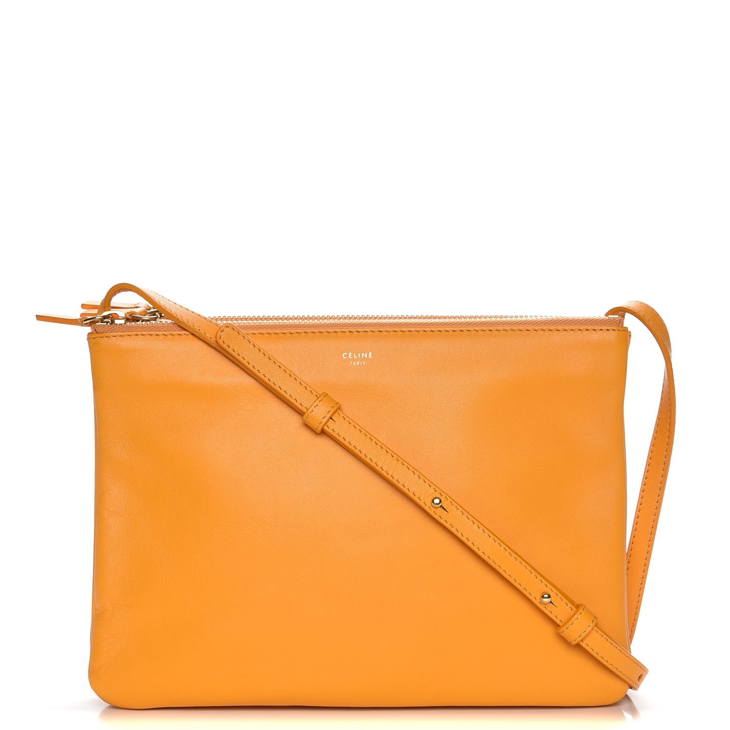 Lambskin Large Trio Crossbody Sunflower