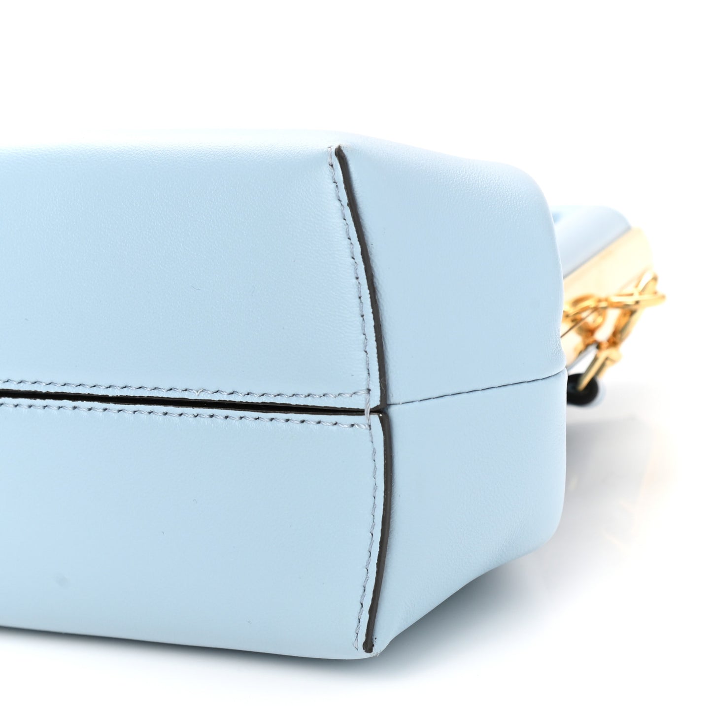 Shiny Nappa Small Fendi First Azzurro Baby