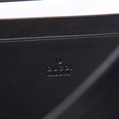 Gucci Velvet Matelasse GG Marmont Chain Wallet Black 5 of 10