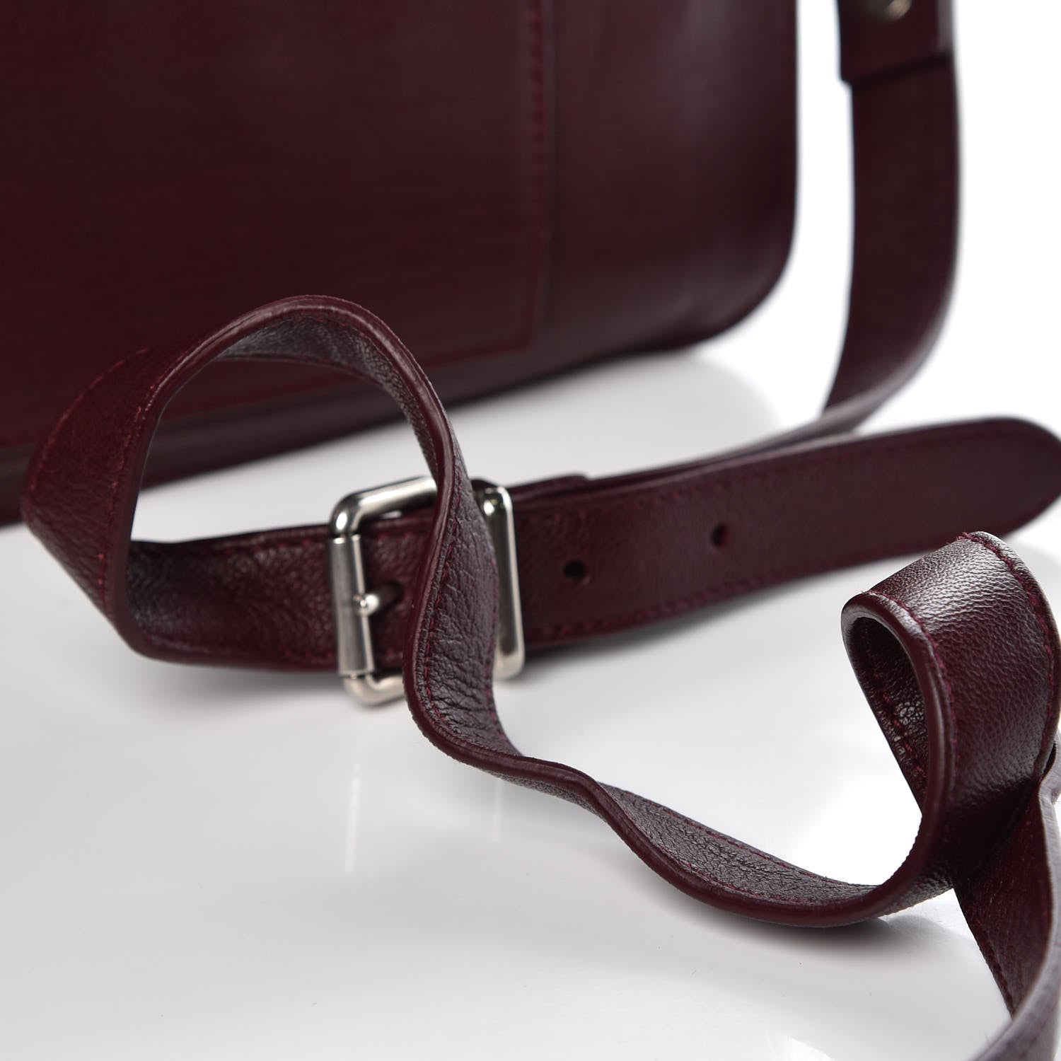 Proenza Schouler Lambskin Tiny PS1 Satchel Oxblood 10 of 10