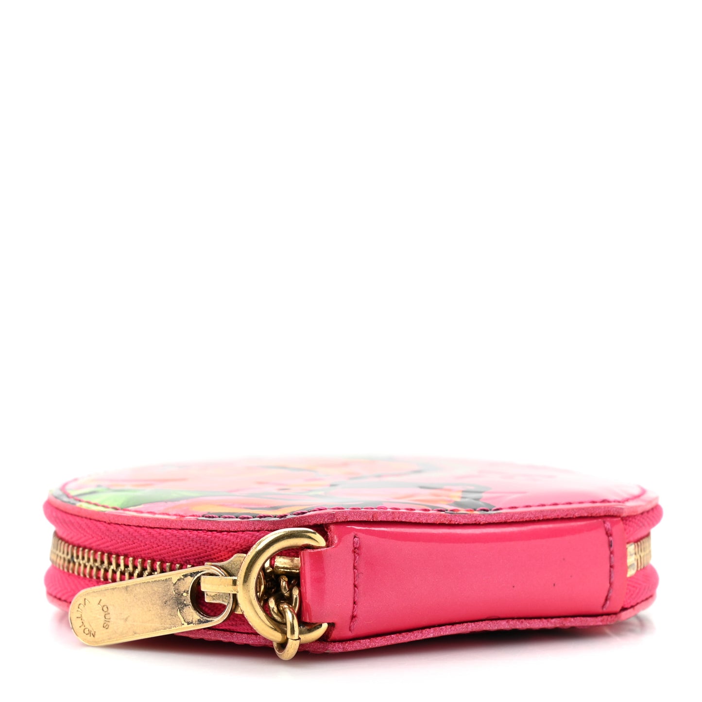 Vernis Roses Chapeau Coin Purse Rose Pop