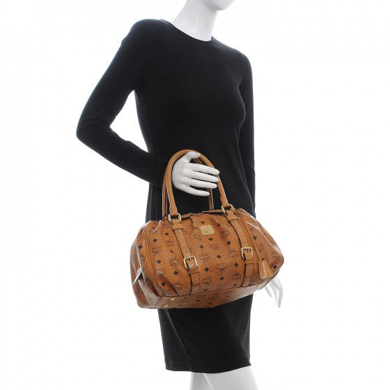 Visetos Medium Essentials Shoulder Bag Cognac
