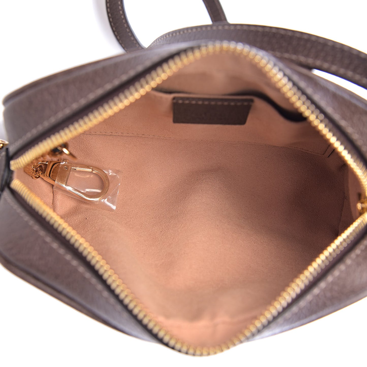 GG Supreme Monogram Web Mini Ophidia Shoulder Bag Brown