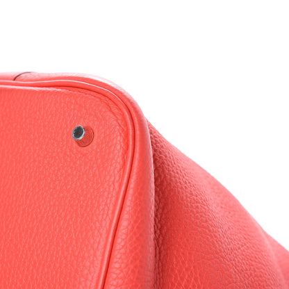 Hermes Taurillon Clemence Picotin Lock 26 GM Bougainvillea 12 of 14