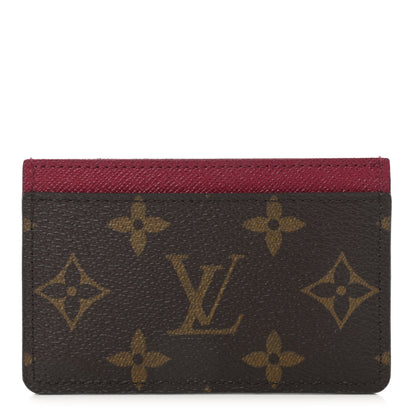 Louis Vuitton Monogram Card Holder Fuchsia 1 of 8