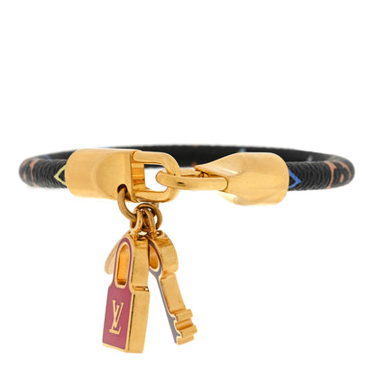 Louis Vuitton Monogram Multicolor Luck It Bracelet 17 Black 1 of 3