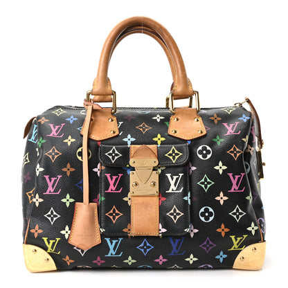 Louis Vuitton Monogram Multicolor Speedy 30 Black 1 of 9