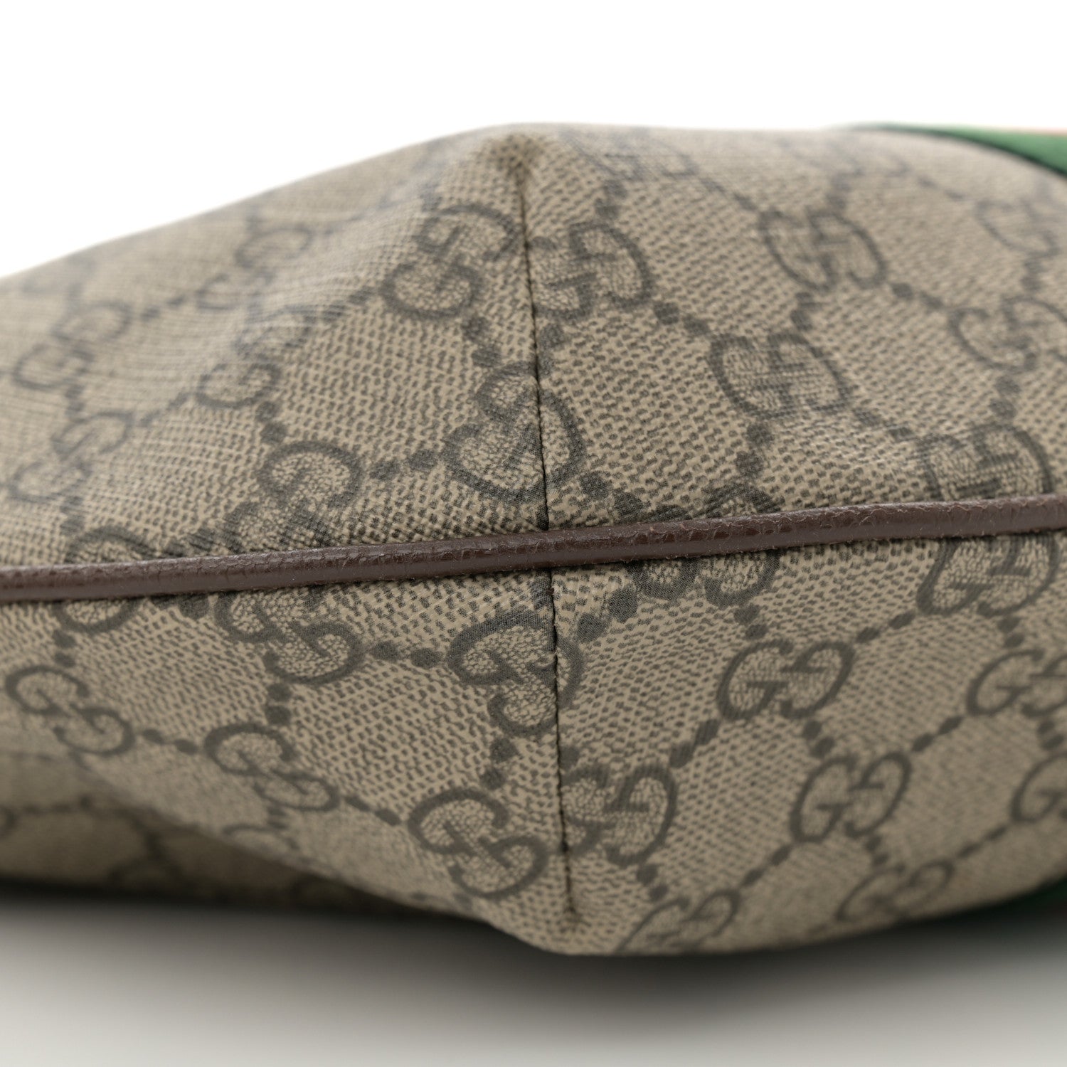 Gucci GG Supreme Monogram Web Small Ophidia Half Moon Hobo Brown 9 of 14