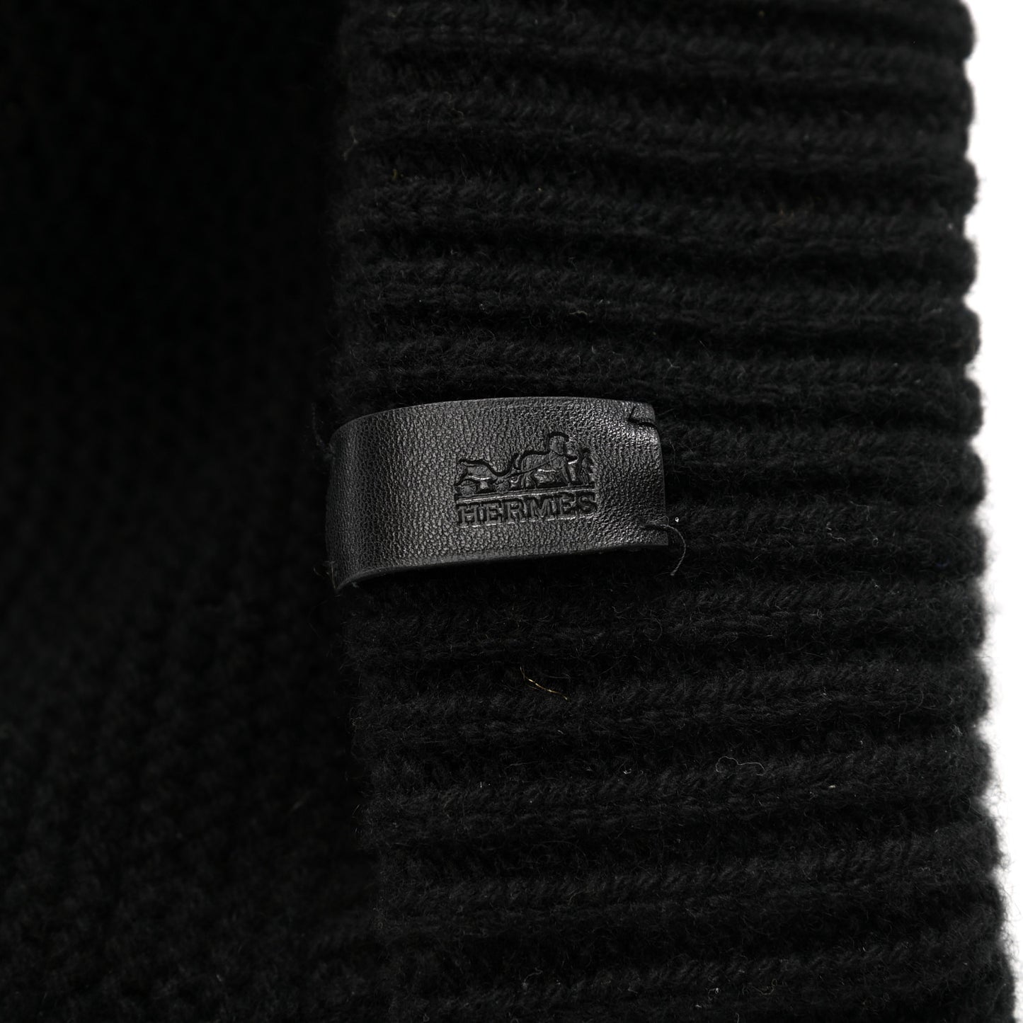 Cashmere Beanie Hat M Black