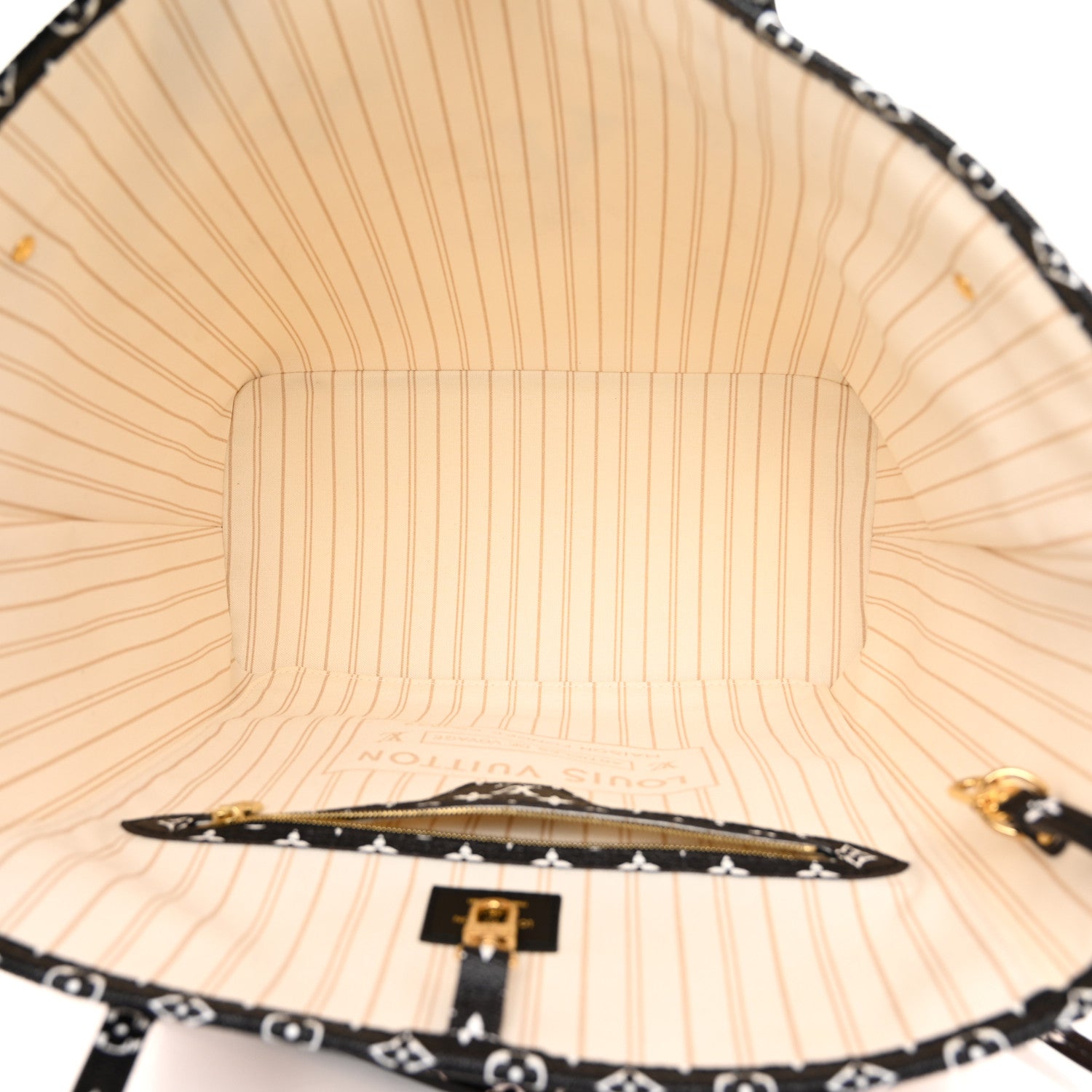 Louis Vuitton Monogram Giant Jungle Neverfull MM Ivory 6 of 11