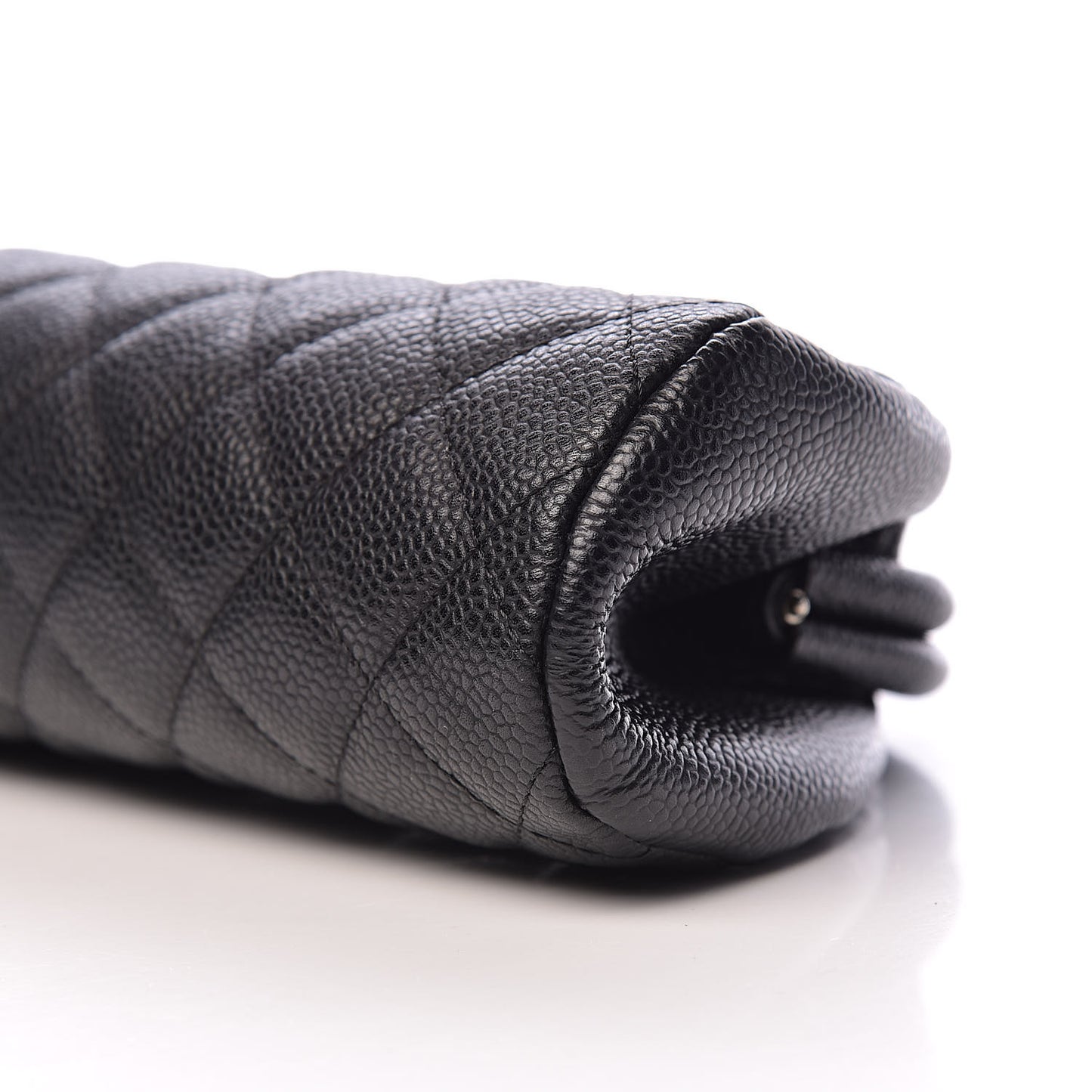 Caviar Quilted Timeless Clutch Black