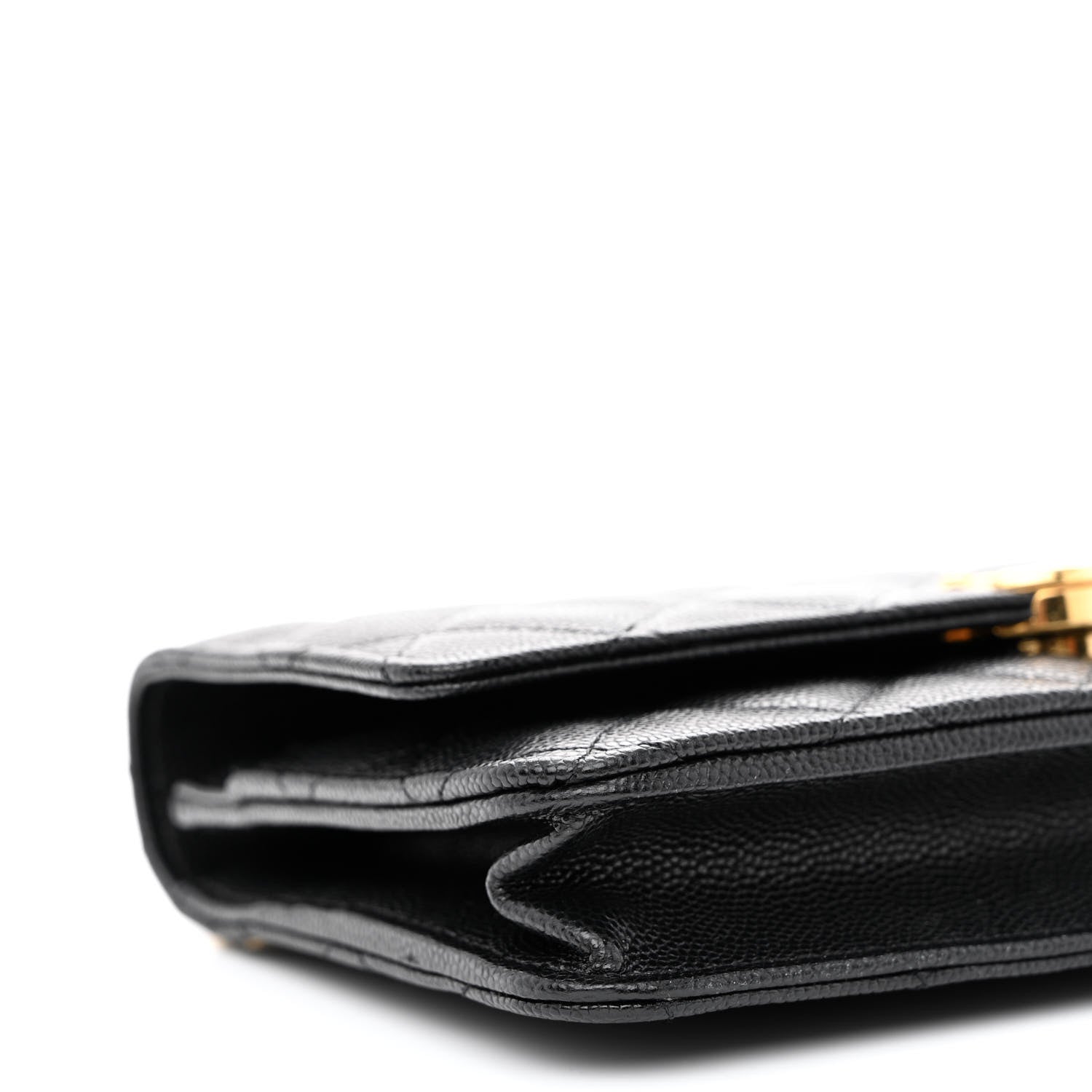 Chanel Caviar Quilted Coco First Wallet On Chain WOC Black 9 of 12