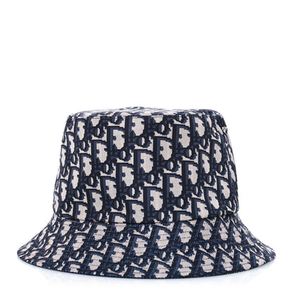 Christian Dior Oblique Reversible Teddy-D Brim Bucket Hat 59 Blue 3 of 14